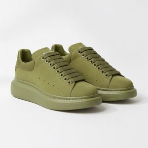 Alexander McQueen Oversized Sneaker - Olive Green Luxury Craftsmanship & Urban Style