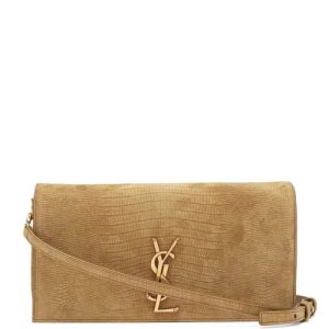 Saint Laurent Kate 99 Suede Lizard Bag